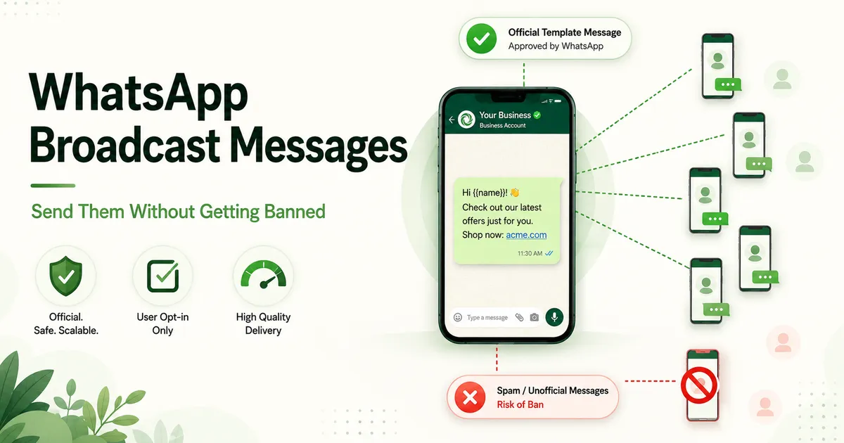 How to Run Safe WhatsApp Broadcast Campaigns Without Getting Banned