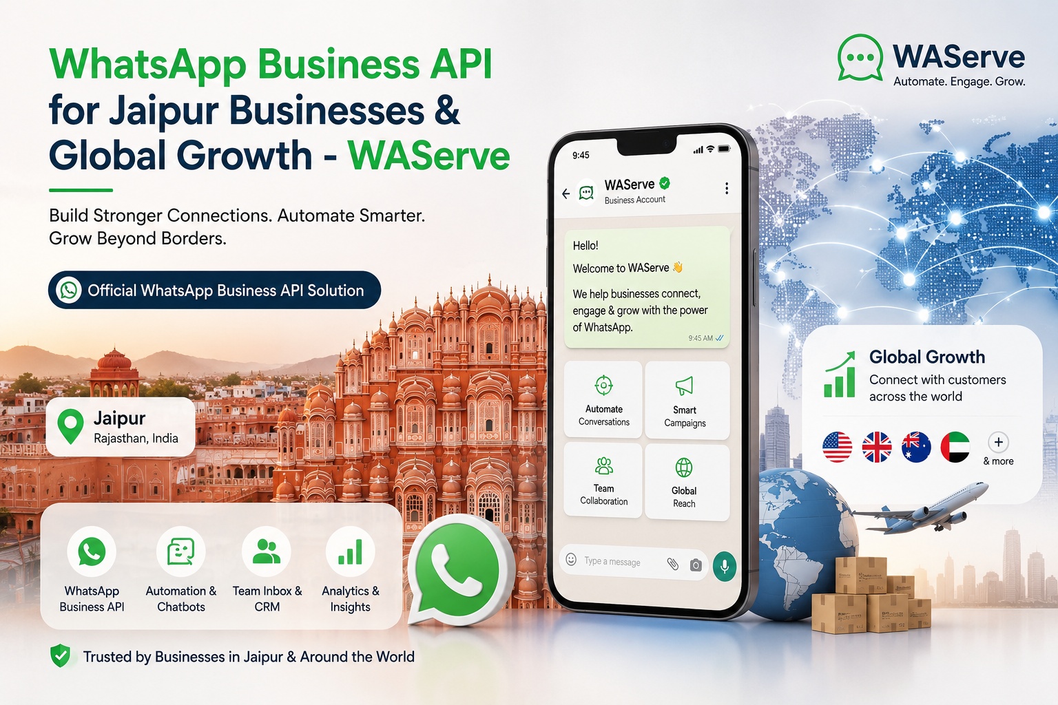 WhatsApp Business API for Jaipur Businesses &amp; Global Growth